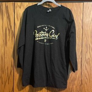 Minnesota Pontoon girl shirt - large